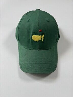Vintage Augusta National Masters Hat Green Leather Strap American Needle